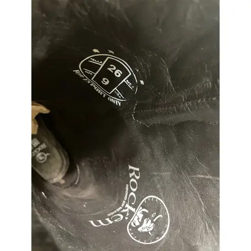 Rock'em Women's Paulina Frontier Cowgirl Boots Tobacco Leather Size 9 NIB Brown