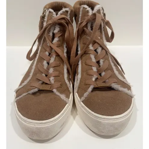 UGG  Olli Heritage Sneaker Trainers Suede Sheepskin Fur Lined Boots Size 7