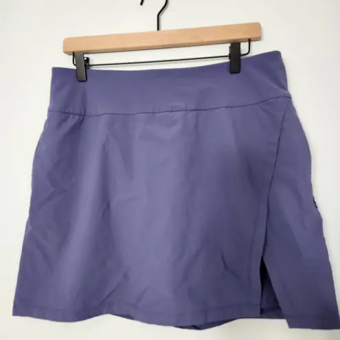 Alder Apparel Get Dirty Skort Athletic Performance Adventure Skirt Blue, L Blue Size L