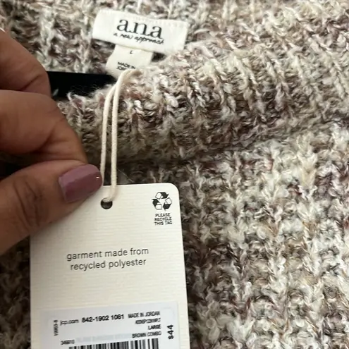 a.n.a  brown sweater NWT