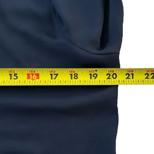 DR2 Blue Lined Blouse Women Basic Top Size Large | 46