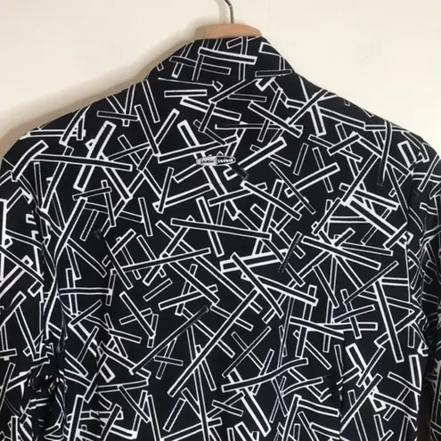 Jamie sadock ladies zip up lightweight tennis golf sports jacket size small Black