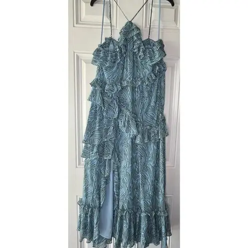 Cinq à Sept NWT NEW Rayner Printed Ruffled Midi Dress Size 12 Women’s