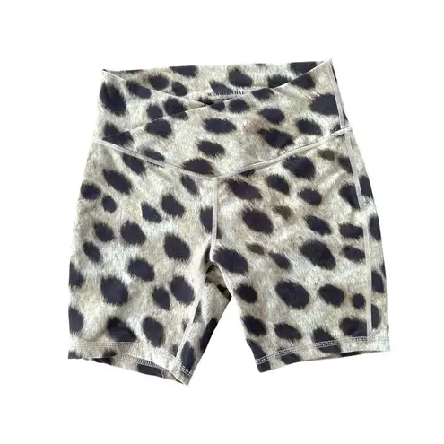 We Wore What  Leopard Bike Shorts