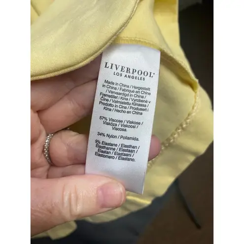 Liverpool Los Angeles Blazer Womens Medium Beige Notch Lapel One Button B66