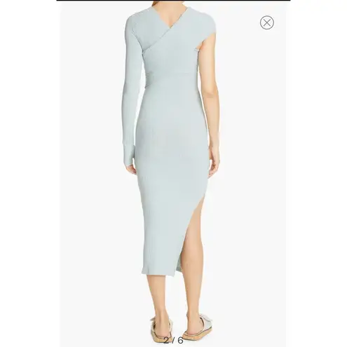 Alix NYC Azalea Ribbed One-Sleeve Midi Dress
