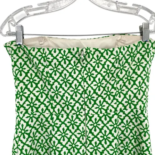 Badgley Mischka Belle Green Strapless Fit and Flare Cocktail Dress