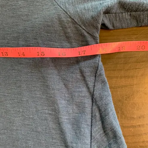 Cut Loose Boho Hoodie Top Women's S Sharkbite Hem Cotton Linen USA Lot of 2 Blue