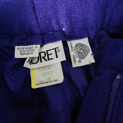 Vintage Pure Wool Purple Dress Trouser Pants Size undefined