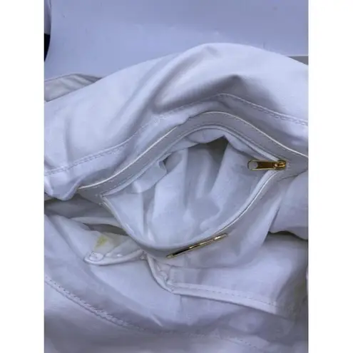 Big Buddha Xxl Super White Faux Leather Cross Body