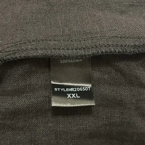 Tuckernuck Black Annie Smocked Linen Puff
Sleeve Dress Size XXL