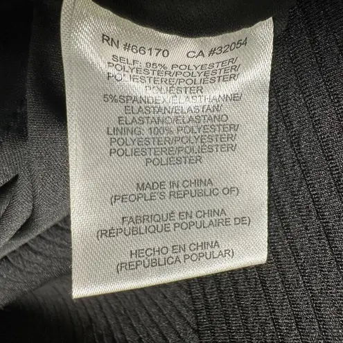 Hutch Anthropologie Black Fit and Flare Cut Out Bust Dress Size Small