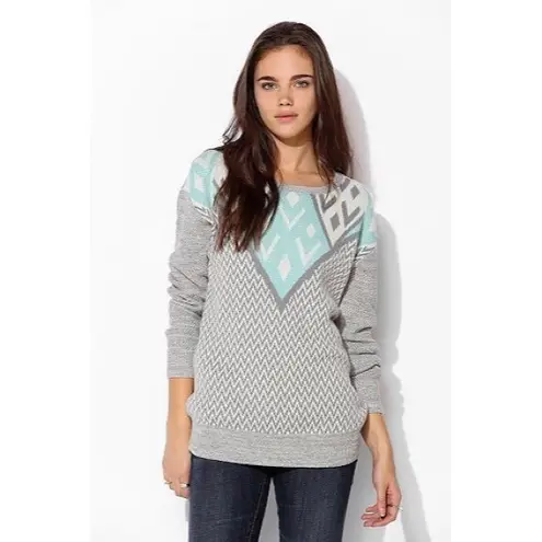 Urban Outfitters  • ecote tribal chevron sweater