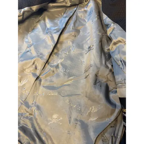 Zadig & Voltaire Virgin BF Deluxe Jacket Black Textured Blazer Size 38 size 6