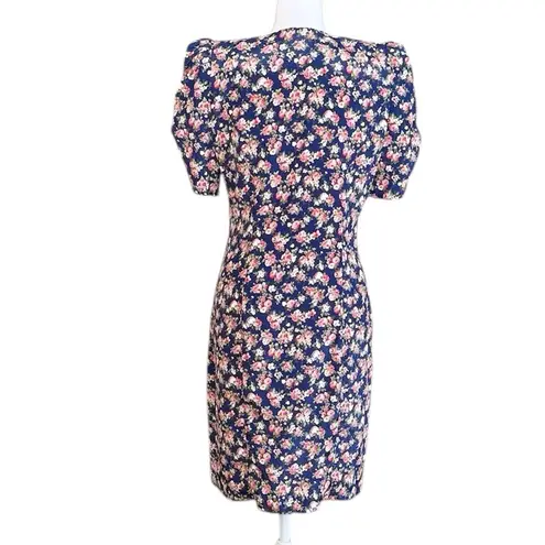 Stunning!! Petite Jazz Vintage Dress Floral S Small M Medium Pink