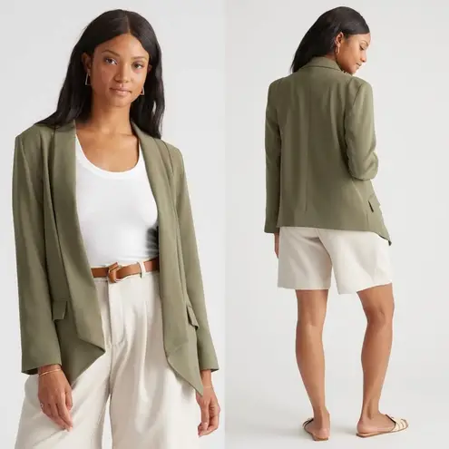 Quince Stretch Crepe Open Blazer