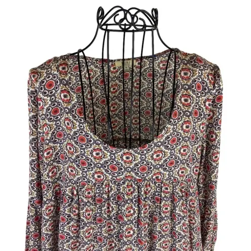 Kori America Mixed Print Boho Mini Dress Women’s Size Small