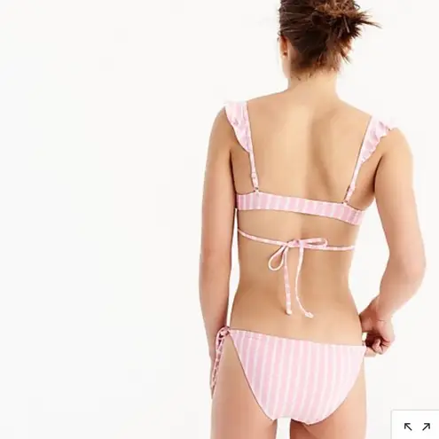 J.Crew NWT  Ruffle Wrap Bikini SzL