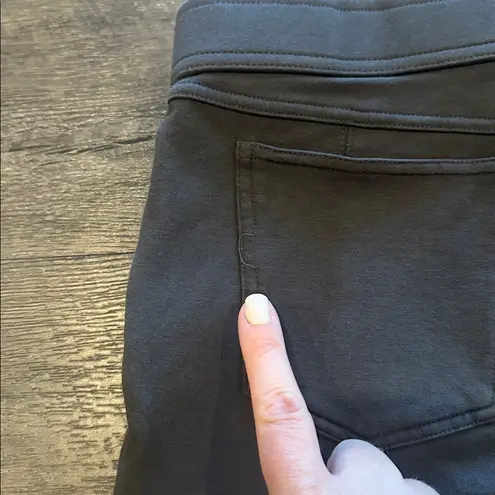 Matilda Jane Medium Charcoal Zip Zip Hooray Moto Leggings