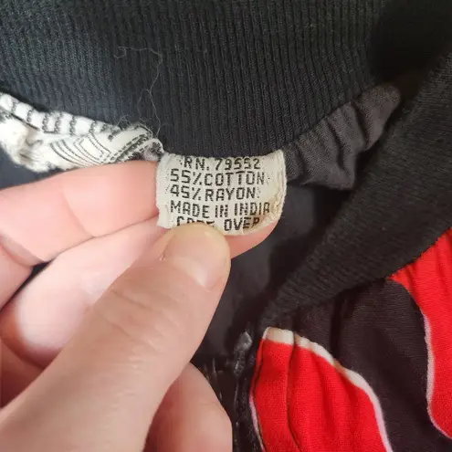 Vintage Speed Limit MPH Colorful Women's Cropped Jacket Red Size L