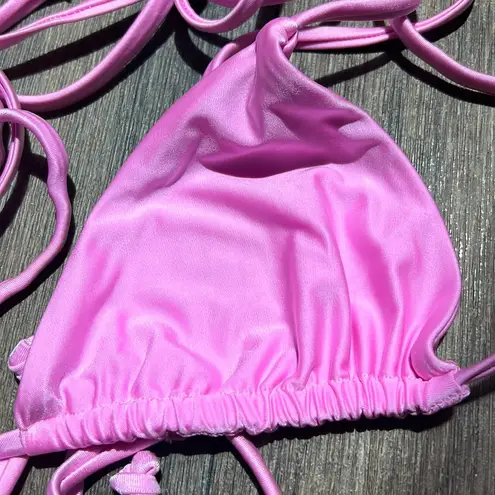 frankie's bikinis 90s Pink Alo x Frankies Bikini Top