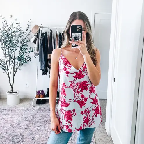 Club Monaco Floral Cami Tank Top