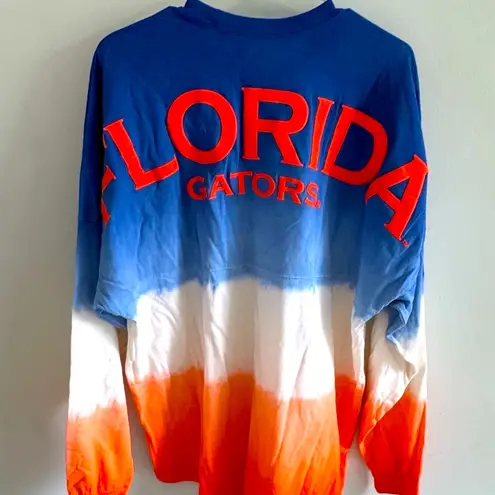Spirit Jersey Florida Gators Blue and Orange Ombre Long Sleeve Jersey Men’s Medium
