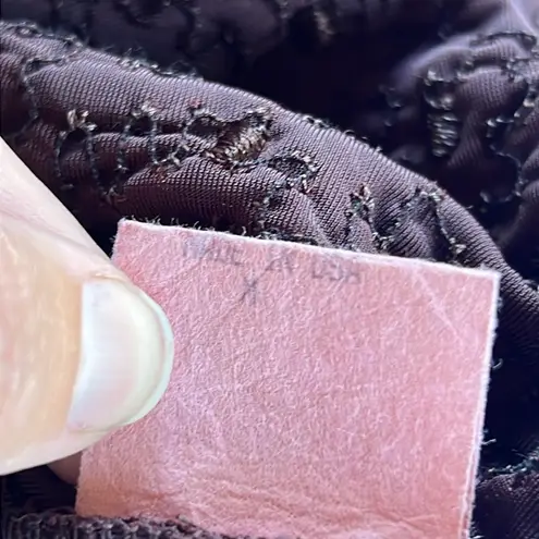 Casadei Velvet Sleeveless Bodysuit with Embroidered Detail