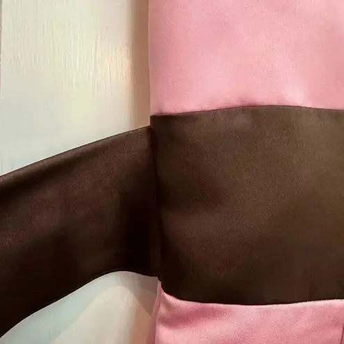 WTOO Watters & Watters In Bloom Pink & Brown Gown Dress Size 12 Cocktail Prom