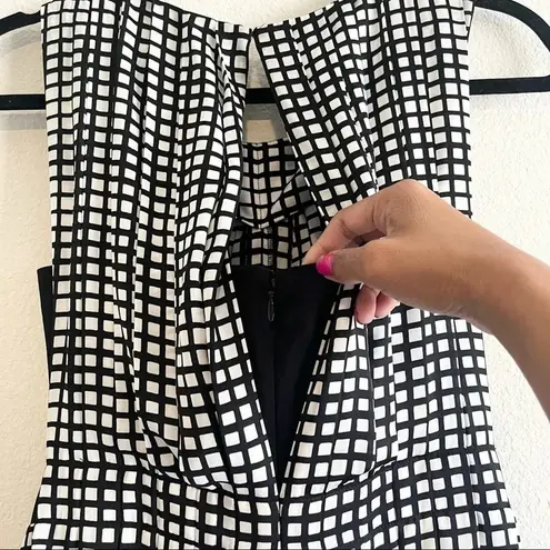 L'Agence L’Agence Pleated Check Plaid Dress Size 2