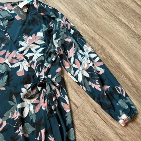 City Chic Luna Floral Wrap Dress Size 22 NWT