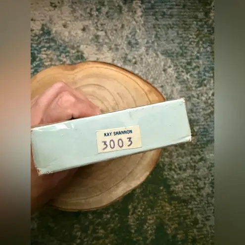 Vintage NOS Kay Shannon blue lace wedding bridal garter