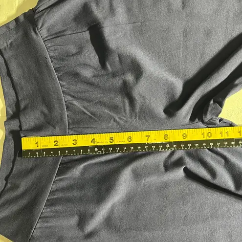 Matilda Jane Big Ruffle Pants Women Small Navy Blue Wide Leg Cotton Pull On Crop