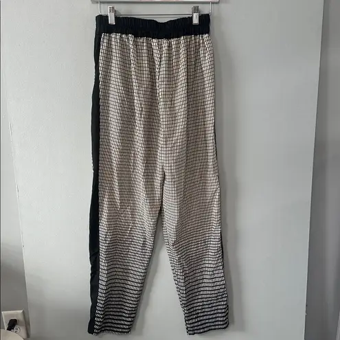 Truth NYC Black & White Grid Print Jogger Pants