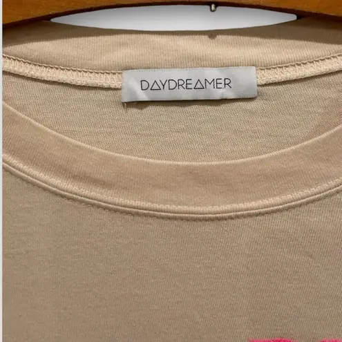 Daydreamer LA California Palms Long Sleeve Crop T-Shirt Size Large