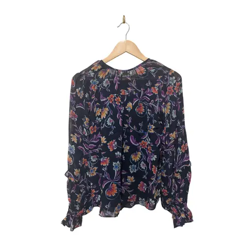 Ramy Brook Rosalind Floral-Printed Blouse Size XXS