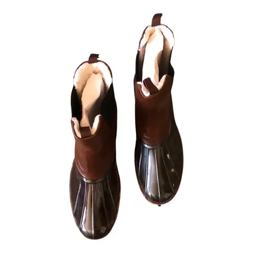 Arctix NIB Women’s McKenzie Pull-On Waterproof Duck Boots Brown Black Size 11