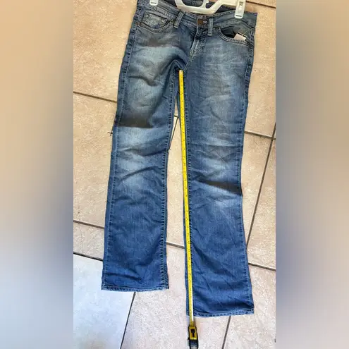 Mavi Zoe women’s Bootcut Jeans Medium Blue Denim Low Rise Size 27