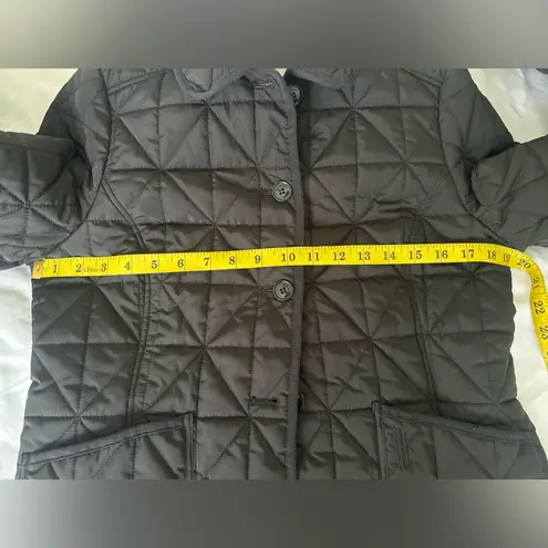 Hobbs London Katie Quilted Coat Black Size 10