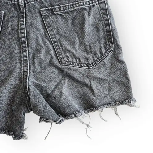 Urban Outfitters  BDG Black Cut Off High Waisted Mom Jean Shorts 26