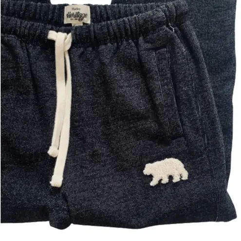 Hatley Heritage Joggers Women’s Charcoal Bear Drawstring Pockets Joggers Size XS