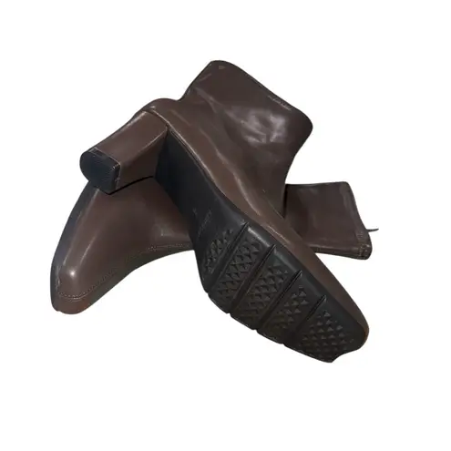 Aerosoles NEW Chill Ankle Boots - Cinnamon Brown