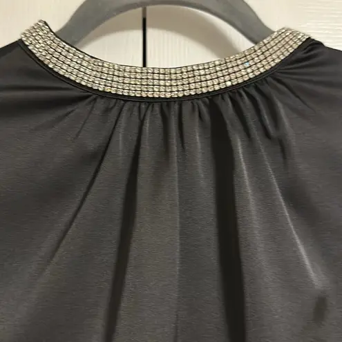 Generation Love ASHLEY CRYSTAL BLACK BLOUSE