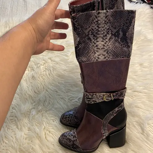 Spring Step L'Artiste by Women's Exquisite Tall Knee-High Boots EU 35 BNWOT