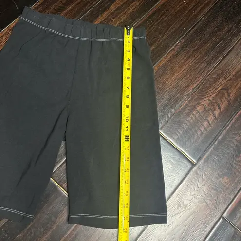 Los Angeles Apparel elastic waist biker shorts spandex athletic yoga gym