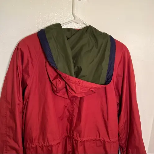 Vintage Braefair Trench Coat Red Size 8