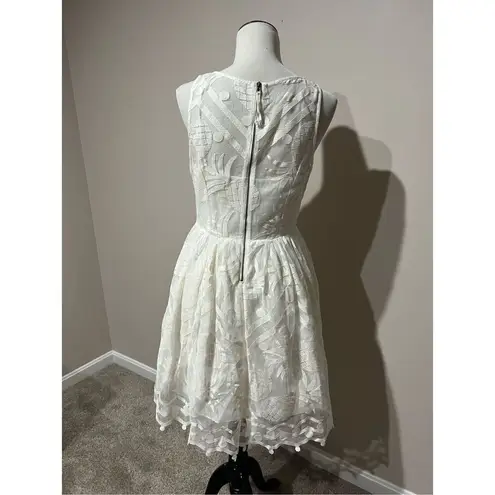 Maeve Anthropologie white dress size 10