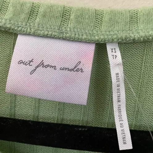 Urban Outfitters NWT  Out from Under Cropped Cardigan in Light Sage Green - XS