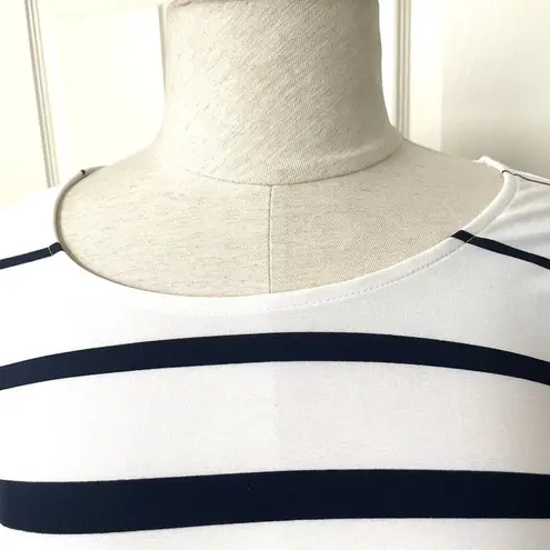 Chico's  knit altering stripe Maxi Dress