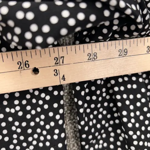 Tahari Womens Blouse Size 3X Stretchy Comfy Tunic Flatering Polka Dot